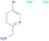 2-Pyridinemethanamine, 5-bromo-, hydrochloride (1:2)