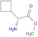 Cyclobutaneacetic acid, α-amino-, methyl ester, (αR)-