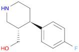 3-Piperidinemethanol, 4-(4-fluorophenyl)-, (3S,4R)-