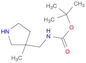 Carbamic acid, N-[(3-methyl-3-pyrrolidinyl)methyl]-, 1,1-dimethylethyl ester