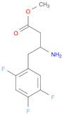 Benzenebutanoic acid, β-amino-2,4,5-trifluoro-, methyl ester