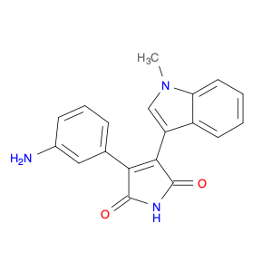1H-Pyrrole-2,5-dione, 3-(3-aminophenyl)-4-(1-methyl-1H-indol-3-yl)-