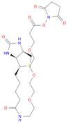 4,7,10-Trioxa-13-azaoctadecanoic acid, 18-[(3aS,4S,6aR)-hexahydro-2-oxo-1H-thieno[3,4-d]imidazol-4-yl]-14-oxo-, 2,5-dioxo-1-pyrrolidinyl ester