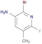 3-Pyridinamine, 2-bromo-6-fluoro-5-methyl-