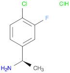 Benzenemethanamine, 4-chloro-3-fluoro-α-methyl-, hydrochloride (1:1), (αR)-