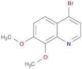Quinoline, 4-bromo-7,8-dimethoxy-