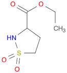 3-Isothiazolidinecarboxylic acid, ethyl ester, 1,1-dioxide