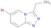 1,2,4-Triazolo[4,3-a]pyridine, 6-bromo-3-ethyl-