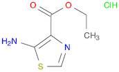 4-Thiazolecarboxylic acid, 5-amino-, ethyl ester, hydrochloride (1:1)