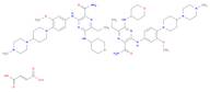 2-Pyrazinecarboxamide, 6-ethyl-3-[[3-methoxy-4-[4-(4-methyl-1-piperazinyl)-1-piperidinyl]phenyl]amino]-5-[(tetrahydro-2H-pyran-4-yl)amino]-, (2E)-2-butenedioate (2:1)