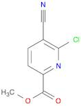 2-Pyridinecarboxylic acid, 6-chloro-5-cyano-, methyl ester