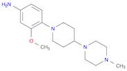 Benzenamine, 3-methoxy-4-[4-(4-methyl-1-piperazinyl)-1-piperidinyl]-