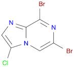 Imidazo[1,2-a]pyrazine, 6,8-dibromo-3-chloro-