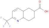 6-Quinolinecarboxylic acid, 4a,5,6,7,8,8a-hexahydro-2-(trifluoromethyl)-