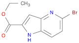 1H-Pyrrolo[3,2-b]pyridine-2-carboxylic acid, 5-bromo-, ethyl ester