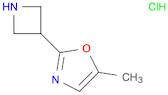 Oxazole, 2-(3-azetidinyl)-5-methyl-, hydrochloride (1:1)