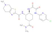 Ethanediamide, N1-(5-chloro-2-pyridinyl)-N2-[(1S,2S,4S)-4-[(dimethylamino)carbonyl]-2-[[(4,5,6,7-t…