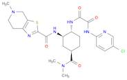 Ethanediamide, N1-(5-chloro-2-pyridinyl)-N2-[(1R,2R,4R)-4-[(dimethylamino)carbonyl]-2-[[(4,5,6,7-t…