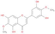 4H-1-Benzopyran-4-one, 2-(3,5-dihydroxy-4-methoxyphenyl)-5,7-dihydroxy-6-methoxy-