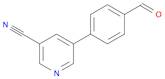 3-Pyridinecarbonitrile, 5-(4-formylphenyl)-