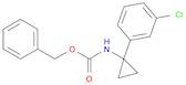 Carbamic acid, N-[1-(3-chlorophenyl)cyclopropyl]-, phenylmethyl ester