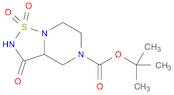 5H-[1,2,5]Thiadiazolo[2,3-a]pyrazine-5-carboxylic acid, hexahydro-3-oxo-, 1,1-dimethylethyl ester, 1,1-dioxide