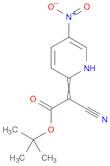 Acetic acid, 2-cyano-2-(5-nitro-2(1H)-pyridinylidene)-, 1,1-dimethylethyl ester