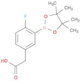 Benzeneacetic acid, 4-fluoro-3-(4,4,5,5-tetramethyl-1,3,2-dioxaborolan-2-yl)-