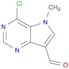 5H-Pyrrolo[3,2-d]pyrimidine-7-carboxaldehyde, 4-chloro-5-methyl-
