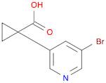 Cyclopropanecarboxylic acid, 1-(5-bromo-3-pyridinyl)-