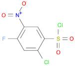 Benzenesulfonyl chloride, 2-chloro-4-fluoro-5-nitro-