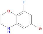 2H-1,4-Benzoxazine, 6-bromo-8-fluoro-3,4-dihydro-