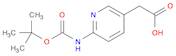 3-Pyridineacetic acid, 6-[[(1,1-dimethylethoxy)carbonyl]amino]-