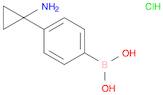Boronic acid, B-[4-(1-aminocyclopropyl)phenyl]-, hydrochloride (1:1)