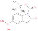 1H-Indole-1-carboxylic acid, 5-borono-2,3-dihydro-2-oxo-, 1-(1,1-dimethylethyl) ester