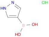 Boronic acid, B-1H-pyrazol-4-yl-, hydrochloride (1:1)