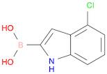Boronic acid, B-(4-chloro-1H-indol-2-yl)-