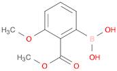 Benzoic acid, 2-borono-6-methoxy-, 1-methyl ester