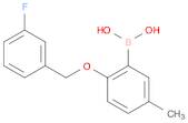 Boronic acid, B-[2-[(3-fluorophenyl)methoxy]-5-methylphenyl]-