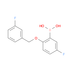 Boronic acid, B-[5-fluoro-2-[(3-fluorophenyl)methoxy]phenyl]-