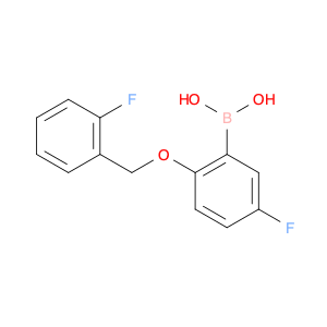 Boronic acid, B-[5-fluoro-2-[(2-fluorophenyl)methoxy]phenyl]-