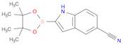 1H-Indole-5-carbonitrile, 2-(4,4,5,5-tetramethyl-1,3,2-dioxaborolan-2-yl)-