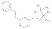 Pyridine, 2-(phenylmethoxy)-4-(4,4,5,5-tetramethyl-1,3,2-dioxaborolan-2-yl)-