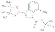 1H-Indole-1-carboxylic acid, 7-methyl-3-(4,4,5,5-tetramethyl-1,3,2-dioxaborolan-2-yl)-, 1,1-dimethylethyl ester