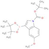 1H-Indole-1-carboxylic acid, 5-methoxy-3-(4,4,5,5-tetramethyl-1,3,2-dioxaborolan-2-yl)-, 1,1-dimethylethyl ester