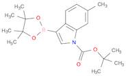 1H-Indole-1-carboxylic acid, 6-methyl-3-(4,4,5,5-tetramethyl-1,3,2-dioxaborolan-2-yl)-, 1,1-dimethylethyl ester