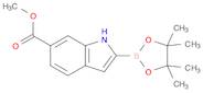 1H-Indole-6-carboxylic acid, 2-(4,4,5,5-tetramethyl-1,3,2-dioxaborolan-2-yl)-, methyl ester