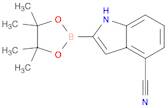 1H-Indole-4-carbonitrile, 2-(4,4,5,5-tetramethyl-1,3,2-dioxaborolan-2-yl)-