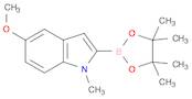 1H-Indole, 5-methoxy-1-methyl-2-(4,4,5,5-tetramethyl-1,3,2-dioxaborolan-2-yl)-