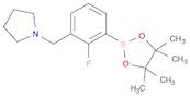 Pyrrolidine, 1-[[2-fluoro-3-(4,4,5,5-tetramethyl-1,3,2-dioxaborolan-2-yl)phenyl]methyl]-